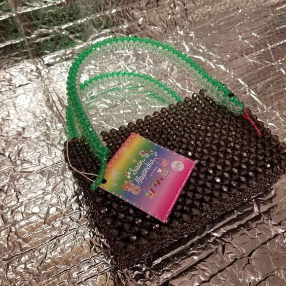 NWT 2020 Susan Alexandra New York Serpent Beaded Bag - Picture 9 of 9